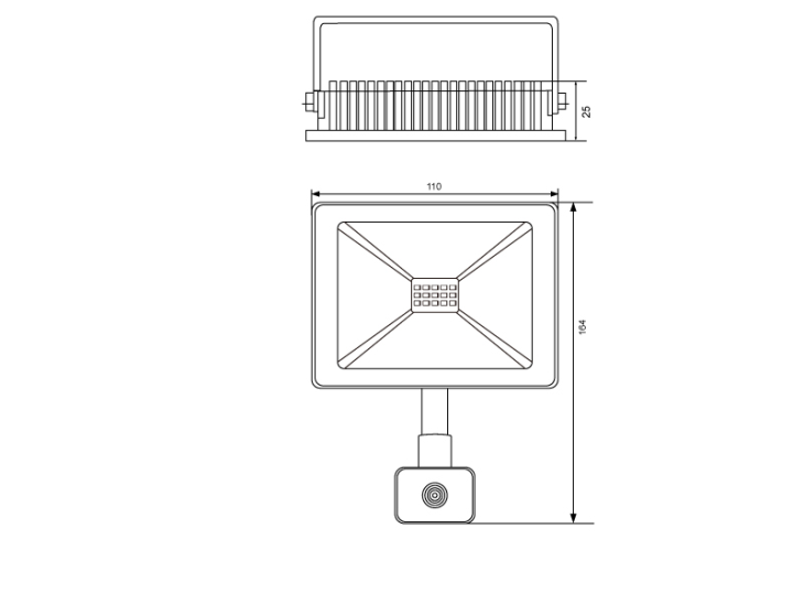 LED-Flutlichter mit Bewegungssensor