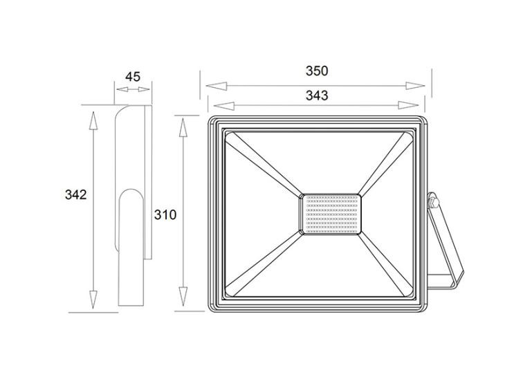 150 W LED-Außenbeleuchtung mit CE- und CB-Zulassung