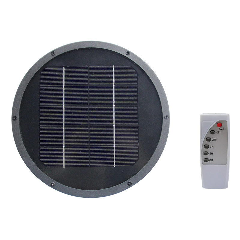 Solar-Rasenleuchte mit Fernbedienung, dimmbare Helligkeit, IP65, wasserdichte LED-Solar-Gartenleuchte