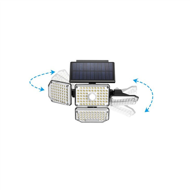 LED-Solarleuchte mit PIR-Sensor für den Außenbereich