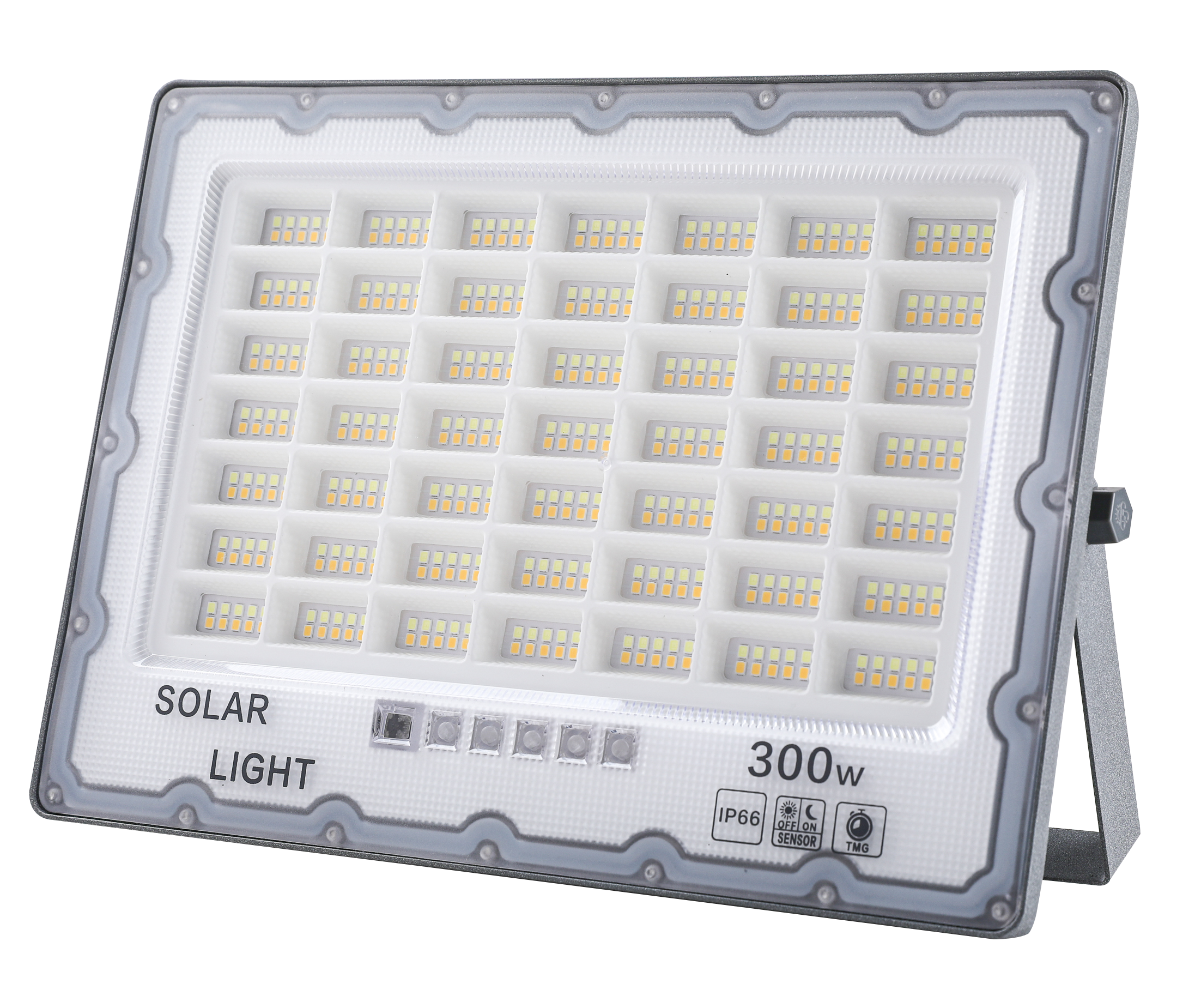 Großhandel mit wasserdichter Fernbedienung für den Außenbereich, leistungsstarkes 500-W-Solar-LED-Flutlicht mit dichroitischer Temperatur